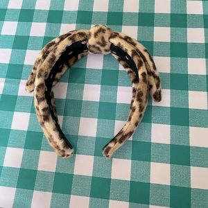 Lele Sadoughi Veronica Headband in Leopard